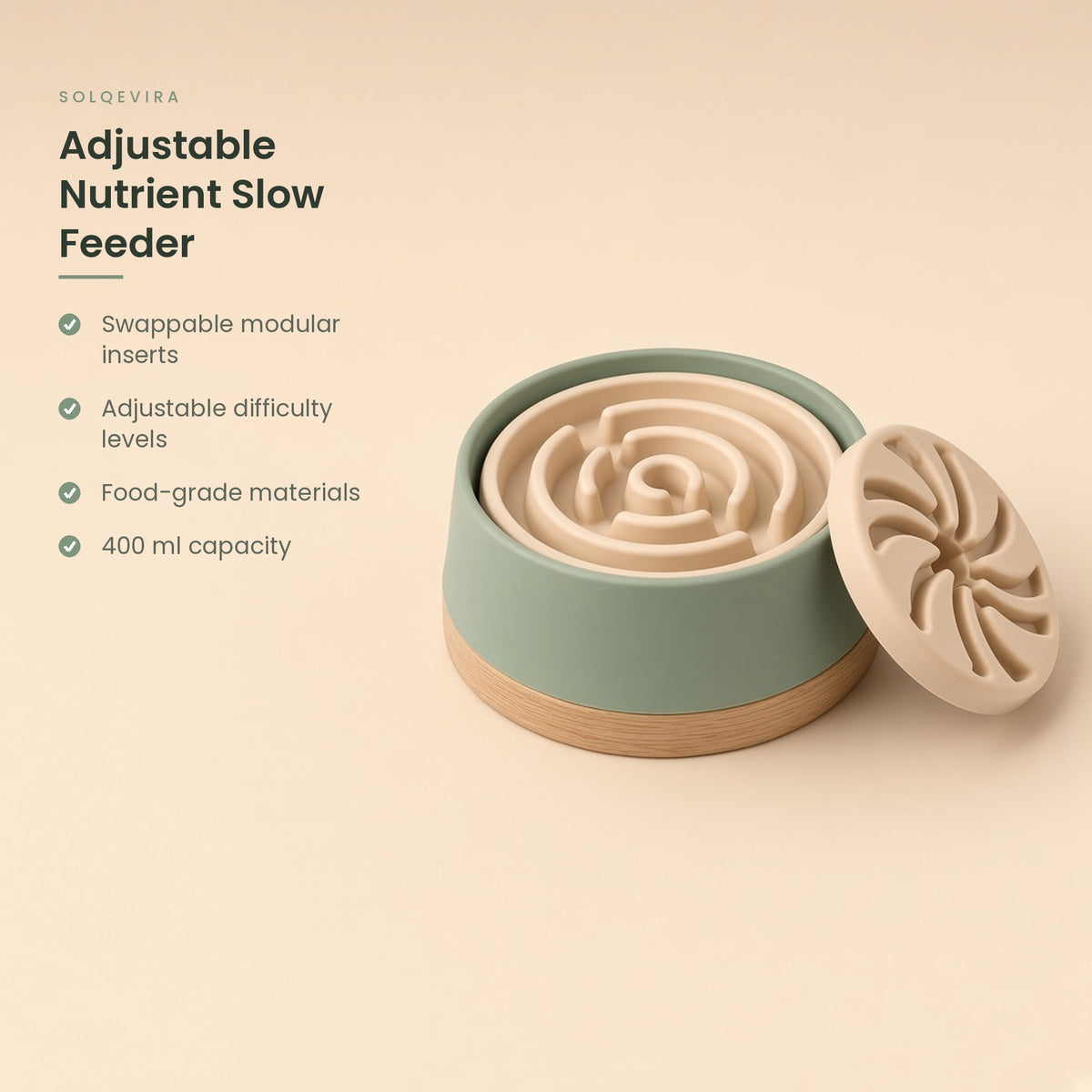 Adjustable Nutrient Slow Feeder - key features