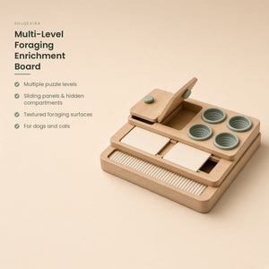 Multi-Level Foraging Enrichment Board - key features